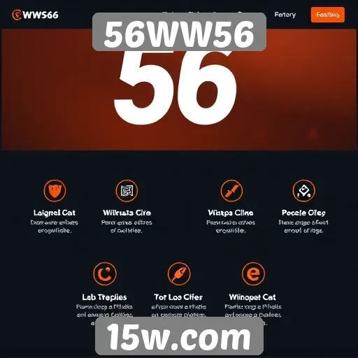 Análise das funcionalidades do site 56WW56
